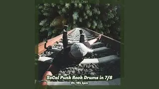 134 Bpm Punk Rock Drum Loop in 7/8