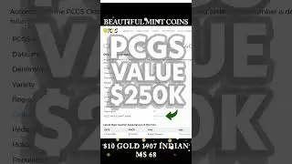 1 OZ GOLD $10 INDIAN EAGLE MS68!