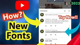 How To Change YouTube Comments in Any Language ( FULL GUIDE 2022 ) | YouTube New Fonts