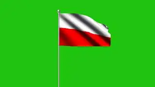 Poland Flag Green Screen | poland flag waving green screen