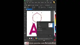 How to do Round Corner In CorelDRAW #shorts #coreldraw #design