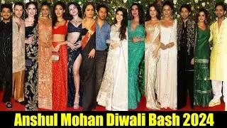 Anshul Mohan's Diwali Party | Varun Dhawan, Nushrratt Bharuccha, Sophie Choudry, Palak & More