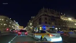 Москва. Маршрут движения военной колонны 2023