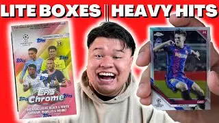2021-22 Topps Chrome UEFA Champions League Soccer Hobby LITE Box Opening || Great Price 😁