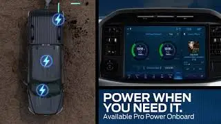 SYNC 4 infotainment system in the 2021 Ford F-150 B-roll