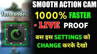 Smooth Action Cam Fastest Render Settings 🔥 | Hindi Tutorial
