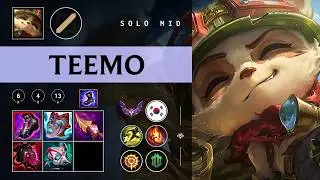 Teemo Mid vs Sylas - KR Master Patch 26.05