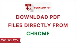 Open PDF Files Instead of Downloading It In Google Chrome