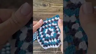 связать авоську крючком | бабушкин квадрат #crochet #крючком #авоська
