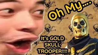 GOLDEN SKULL TROOPER IN MY LOCKER!!!!
