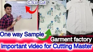 C.S.V. Shirt me Layer Marking kaise kare. important video to all Garments workers VINAYMASTER