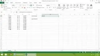 Excel  2013 Tutorial - How to Find the Last Value in a Column