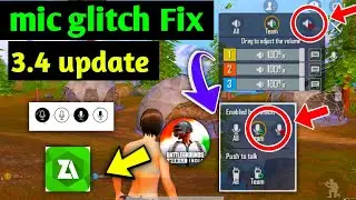 Bgmi mic & voice glitch problem After 3.4 update ll mic speaker Fix in Bgmi