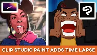 Clip Studio Paint Adds New Time lapse Feature