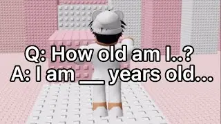 Here’s A Song To Get To Know About Me! ~ Roblox Trend 2021