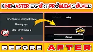 kinemaster export problem 2023 | Can't Export Kinemaster Video | export problem | Abdullah YT TECH