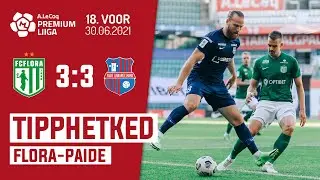 Tallinna FC Flora - Paide Linnameeskond l 3:3 l Premium liiga 18. voor l 2021