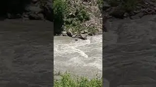 Beautiful Mountains and River Kunhar 