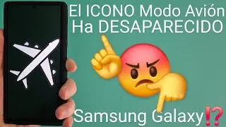 📌❌👀 NO VEO el ICONO del MODO AVIÓN en SAMSUNG GALAXY (SOLUCIÓN PASO a PASO)