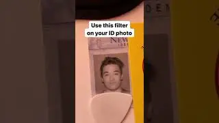 use this filter on your ID photo 