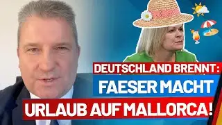 🇩🇪🔥Deutschland brennt und Faeser macht Urlaub🏖 auf Mallorca! Martin Hess- AfD-Fraktions-TV🎙