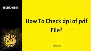 How To Check dpi of pdf File?