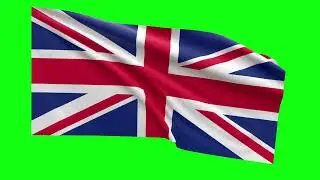 United Kingdom Flag Green Screen HD - Perfect for Gaming background