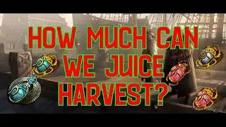 How much can you JUICE the mobs in Harvest?