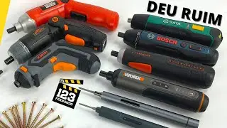 COMO ESCOLHER A MELHOR PARAFUSADEIRA A BATERIA SATA, BOSCH, TOPSHAK. KSEIBI, WORX OU BLACK&DECKER?