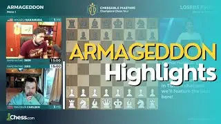 A HEARTSTOPPING Endgame | Carlsen vs. Nakamura - Armageddon Highlights | Chessable Masters 2023