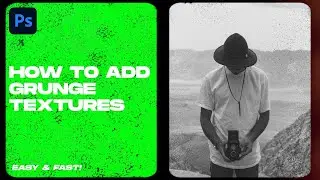 How To Add Grunge Texture in Photoshop | Photoshop Tutorial