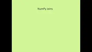 Numpy Join :- Joining means putting contents of two or more arrays in a single array.