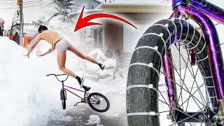 Зимой на BMX. Трюки и падения на бэме. Подарил Маме собаку. Влог на хате у Alex Nikulin