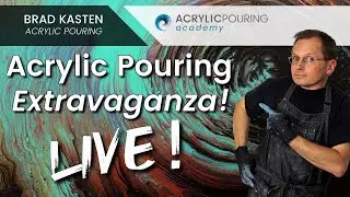 Friday - Acrylic Pouring Extravaganza - Paint Pour Demonstrations