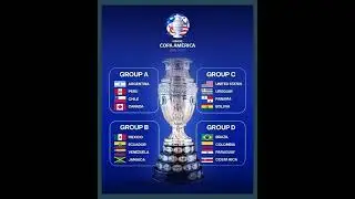 Copa america 2024 ⚽🏆 groups for round one