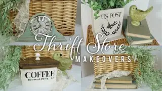 FARMHOUSE THRIFT STORE MAKEOVERS 🌿 | Cottage Farmhouse Thrift Flips