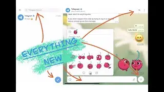 Everything new with the new version of Telegram web!