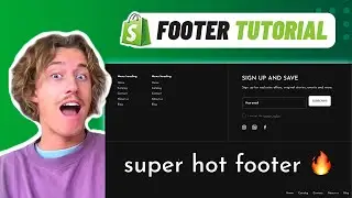 Custom Footer | Shopify No Code Tutorial