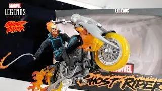 New Marvel Legends Ghost Rider & Hellcycle Box Set Action Figure Review!