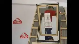 Монтаж мансардных окон ROTO.