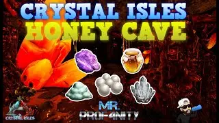 Ark Crystal Isles | Honey Cave | Resource Guide | Honey, Element Ore, Organic Polymer, Silica Pearls