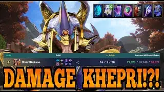 FULL DAMAGE KHEPRI DROPS 70K DAMAGE!?!? | SMITE 2 CONQUEST