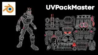 UV Pack Master Addon for Blender!