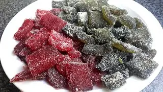 No tires la cáscara de sandía, ÚSALA‼| Fruta confitada en un solo día, sin esperas