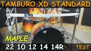 Batteria Tamburo XD standard  maple test 5 pz #82