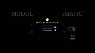 MODULAR ARITHMETIC# CS#CRYPTOGRAPHY#NETWORKING#Subscribe for more videos