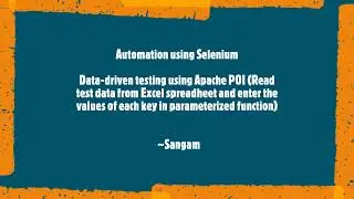 Selenium WebDriver | Data-driven testing with Excel using Apache POI