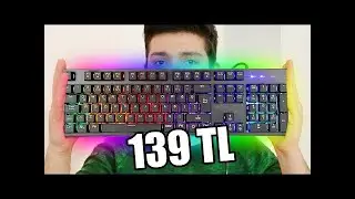 139 TL GERÇEK MEKANİK HİSLİ KLAVYE   ATTACK G76K