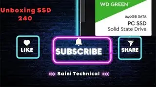 Unboxing SSD Western Digital (WD) Green SATA 240GB Go SSD Unboxing #wd #ssd #trending #viral