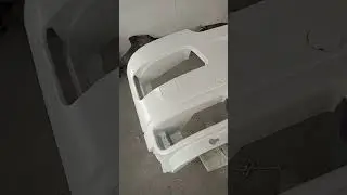 Ман ТГА, бампер на покраске